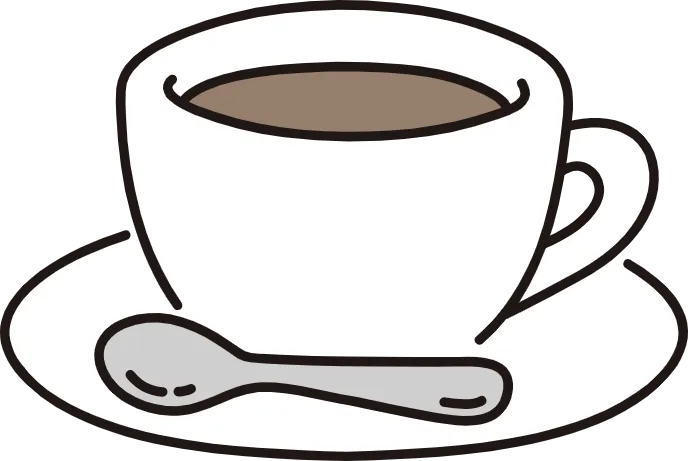 コーヒーカップのイラスト